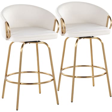 Eve Set of 2 Swivel Stools