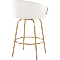 eve cream gold counter height stool   