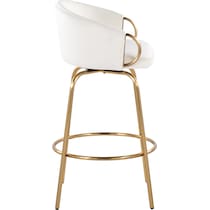 eve cream gold counter height stool   