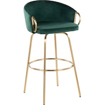 eve green bar stool   