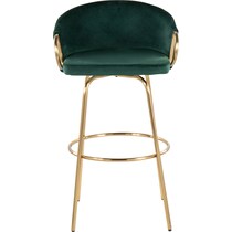 eve green bar stool   
