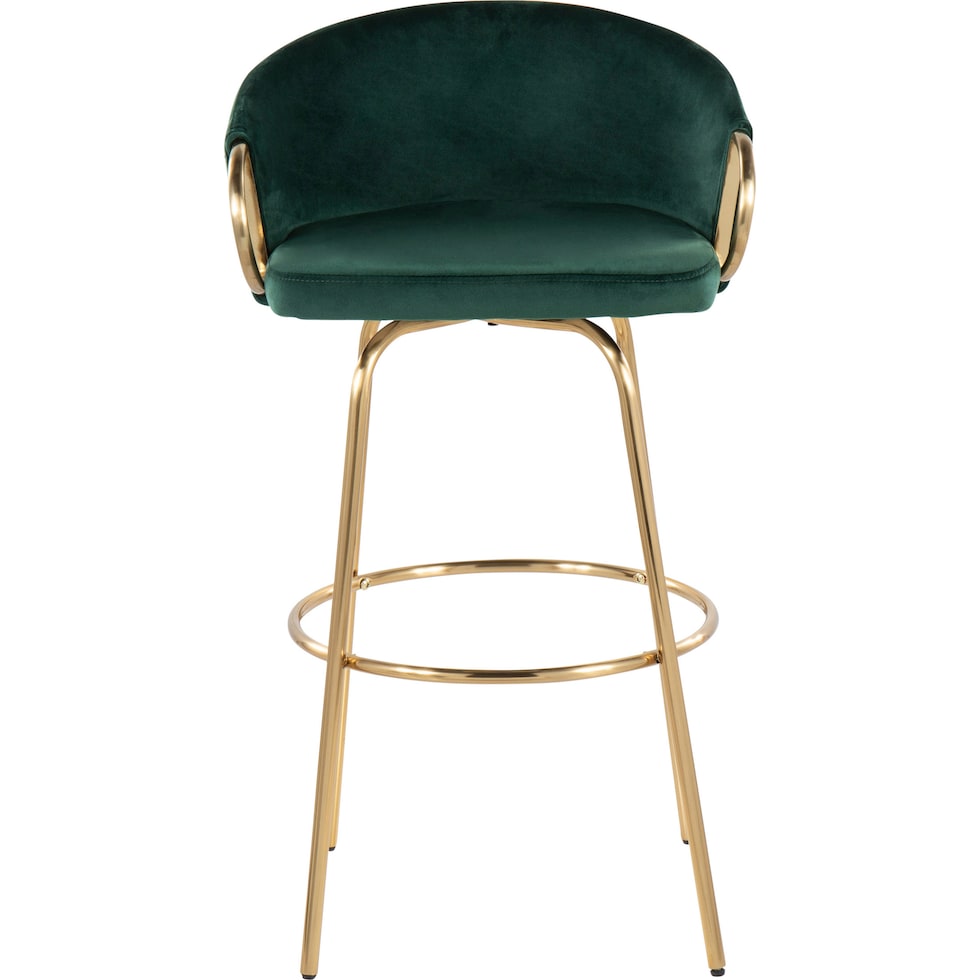 eve green bar stool   