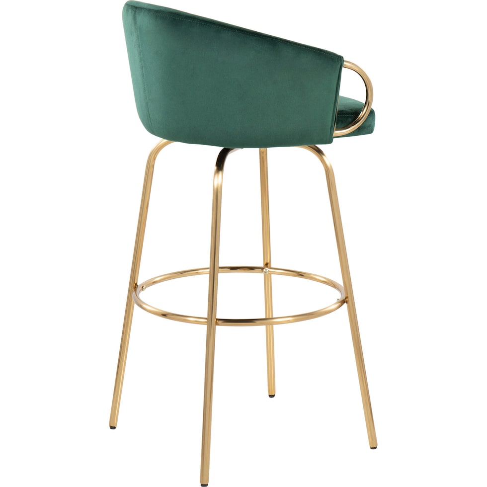 eve green bar stool   