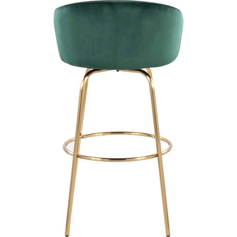 eve green bar stool   