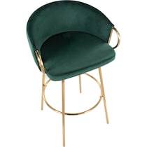 eve green bar stool   