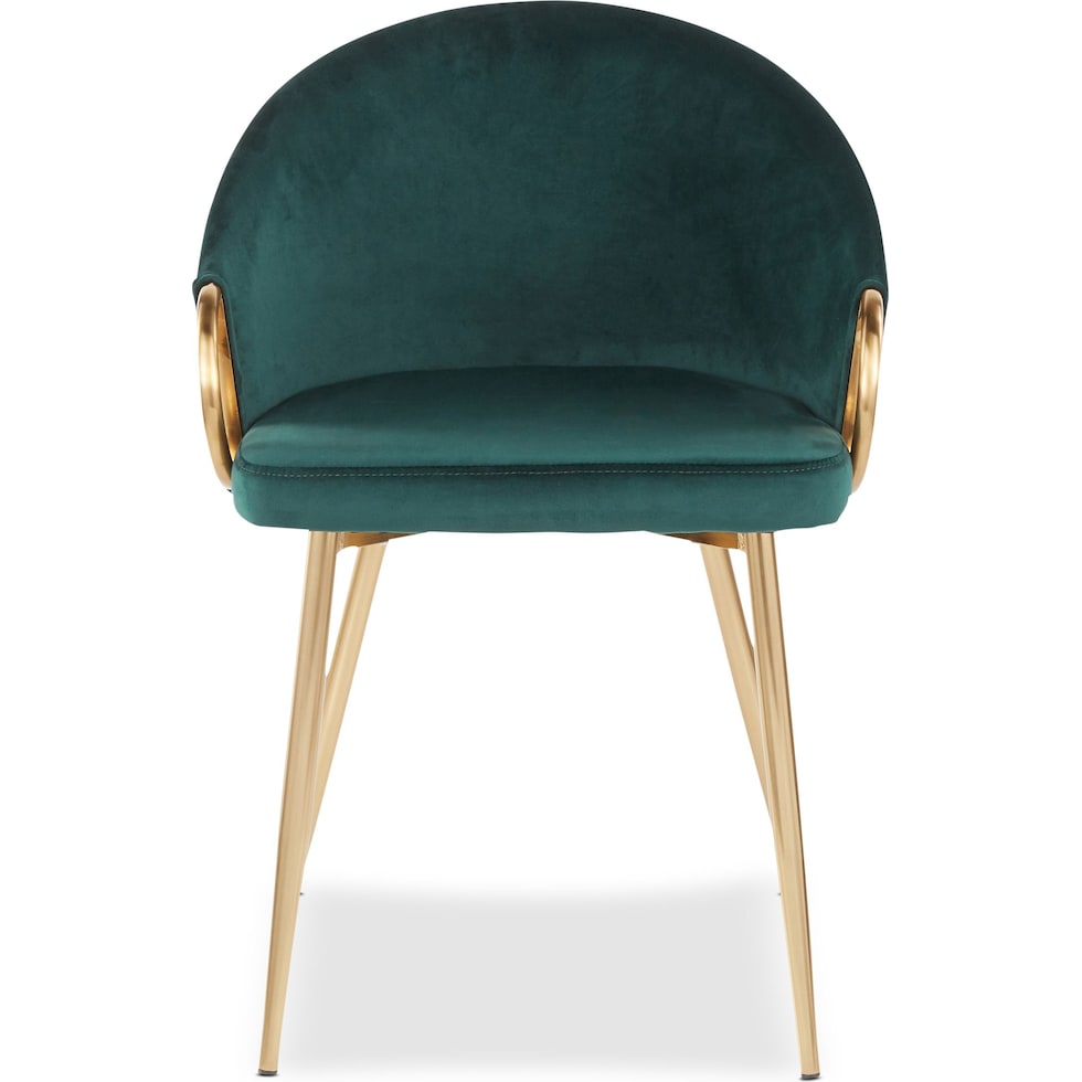 eve green dining chair   