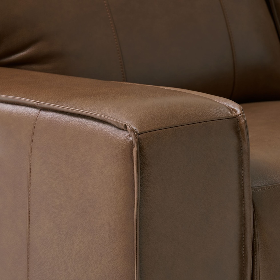 everest dark brown loveseat   