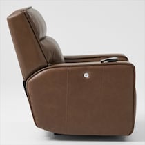 everest dark brown recliner   