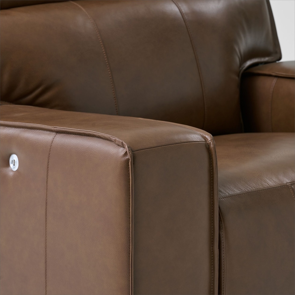 everest dark brown recliner   