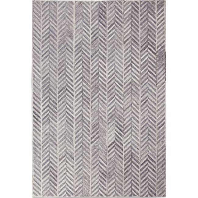 Rugs - Everest 5' x 8' Area Rug - Ivory/Gray