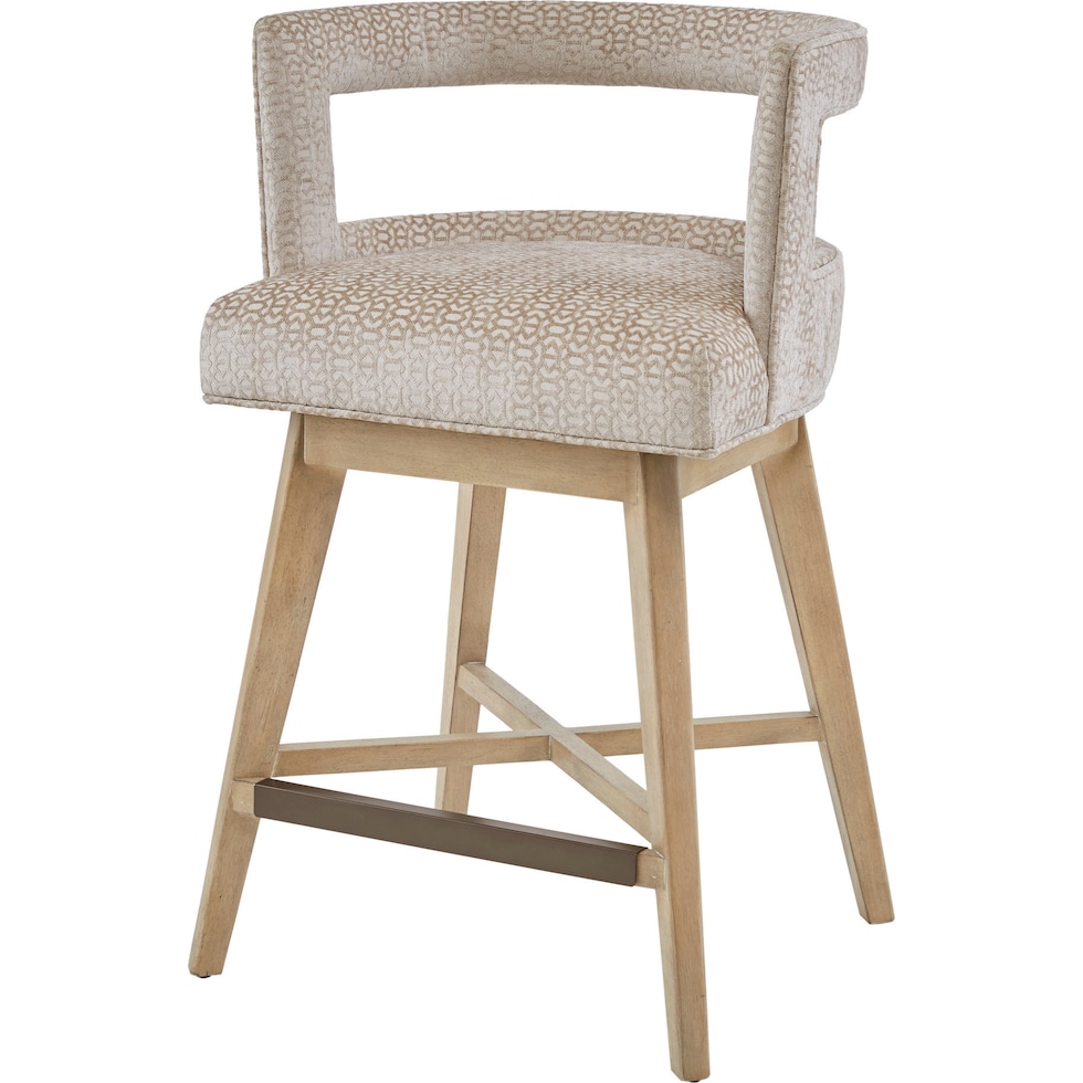 everette white counter height stool   