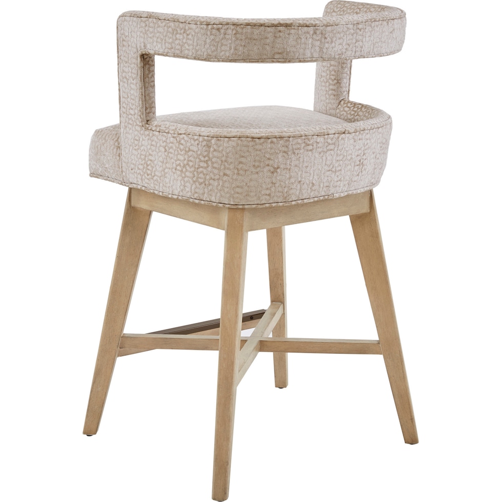 everette white counter height stool   