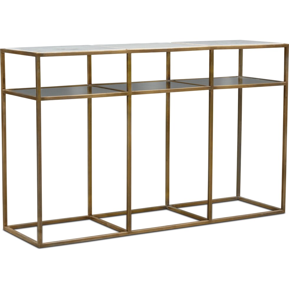 evie marble sofa table   