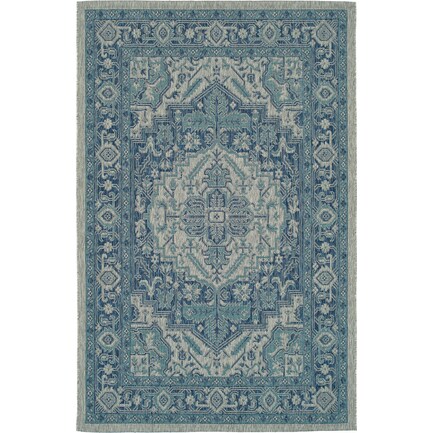 Évora 3' x 5' Indoor/Outdoor Area Rug - Navy