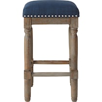 ezio blue counter height stool   