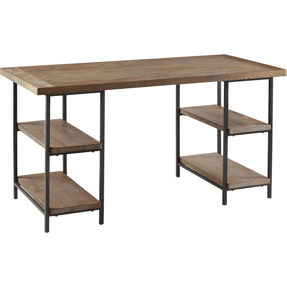 ezio gray desk   