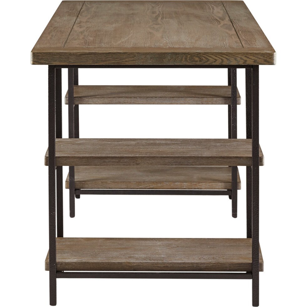 ezio gray desk   