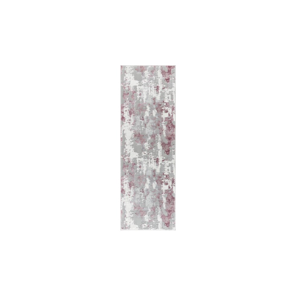 ezra gray pink area rug  x    