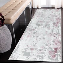 ezra gray pink area rug  x    