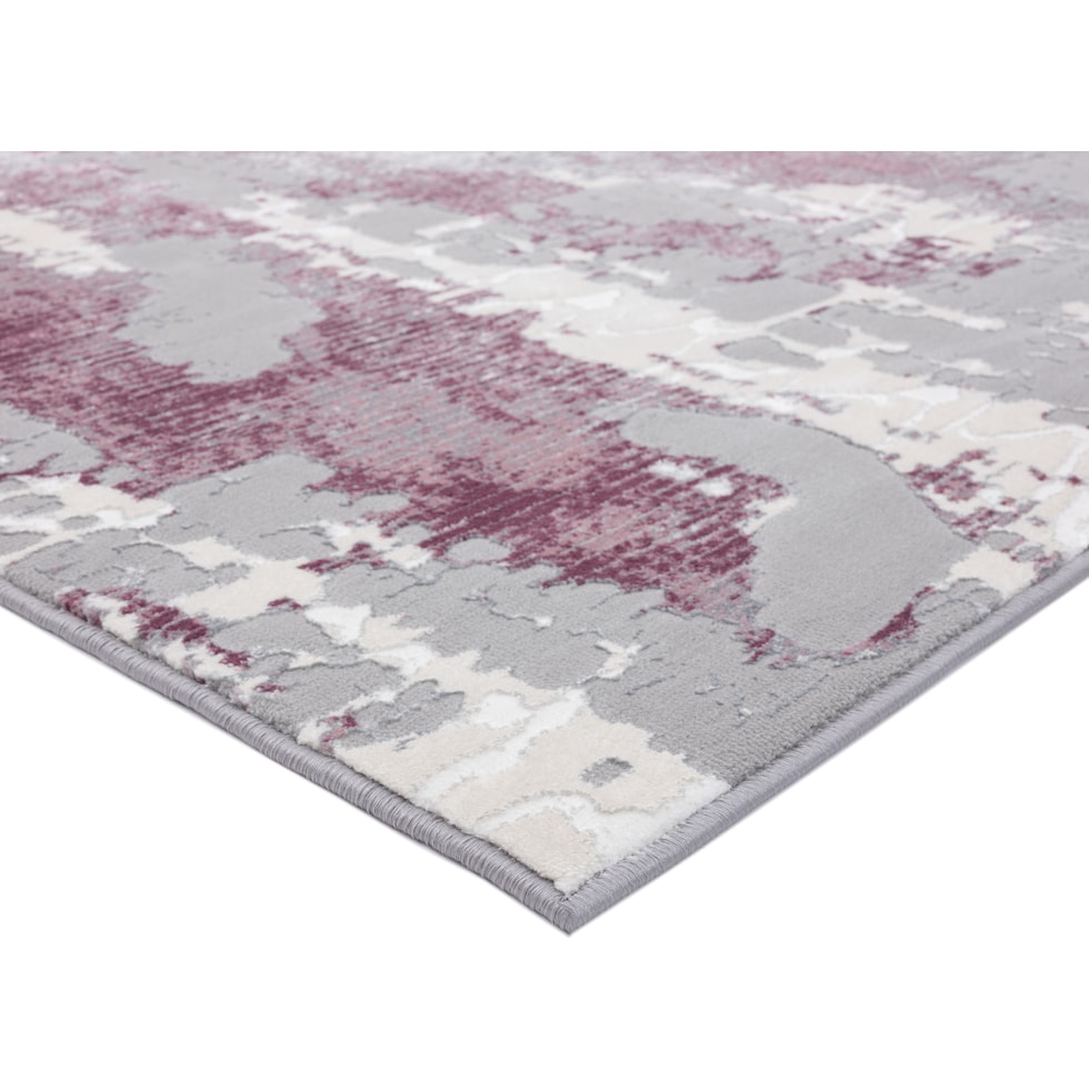 ezra gray pink area rug  x    