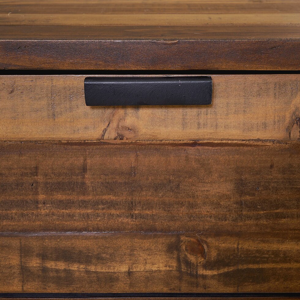 ezra light brown sofa table   