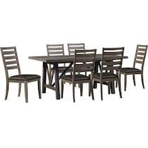 fairfield gray  pc dining room   