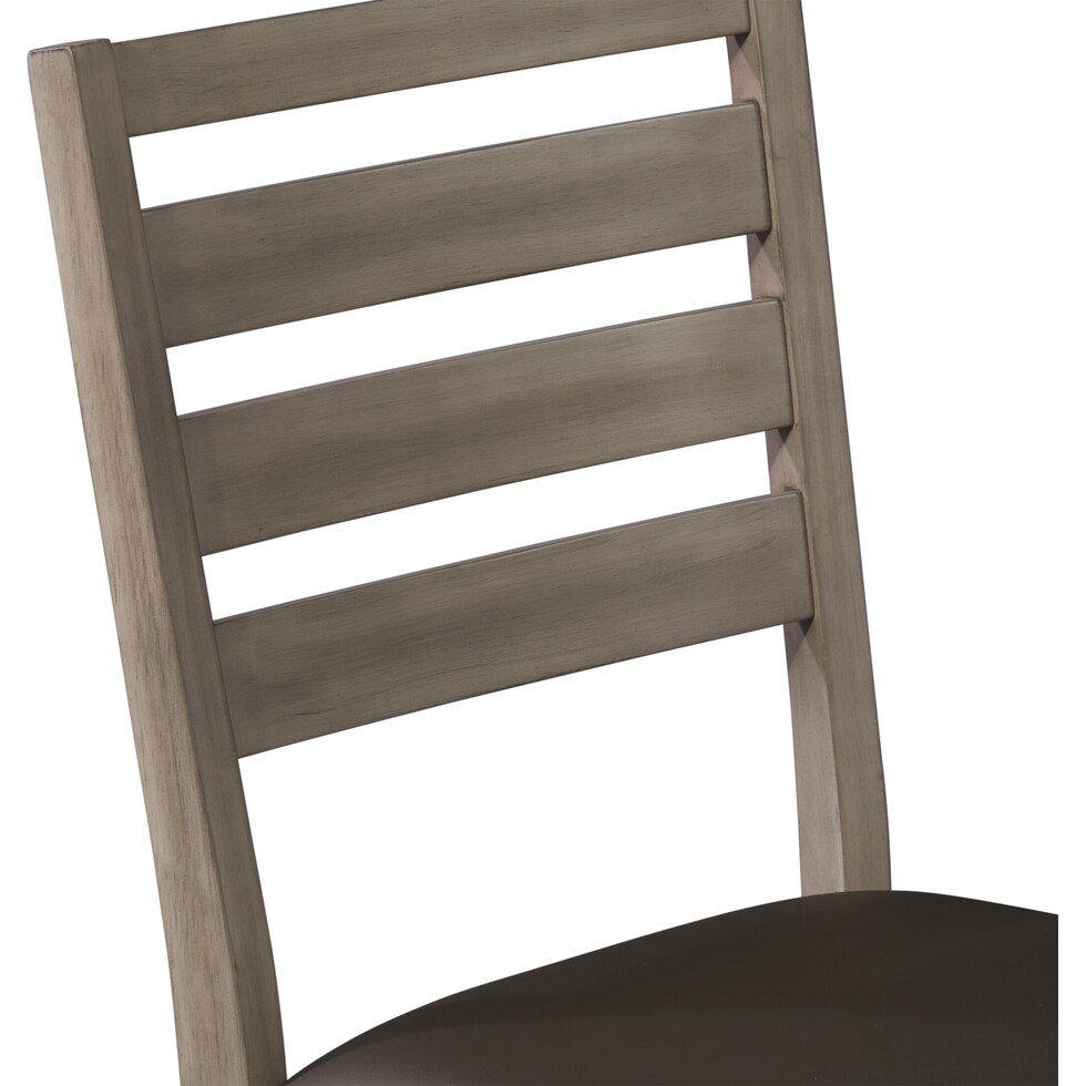 fairfield gray counter height stool   