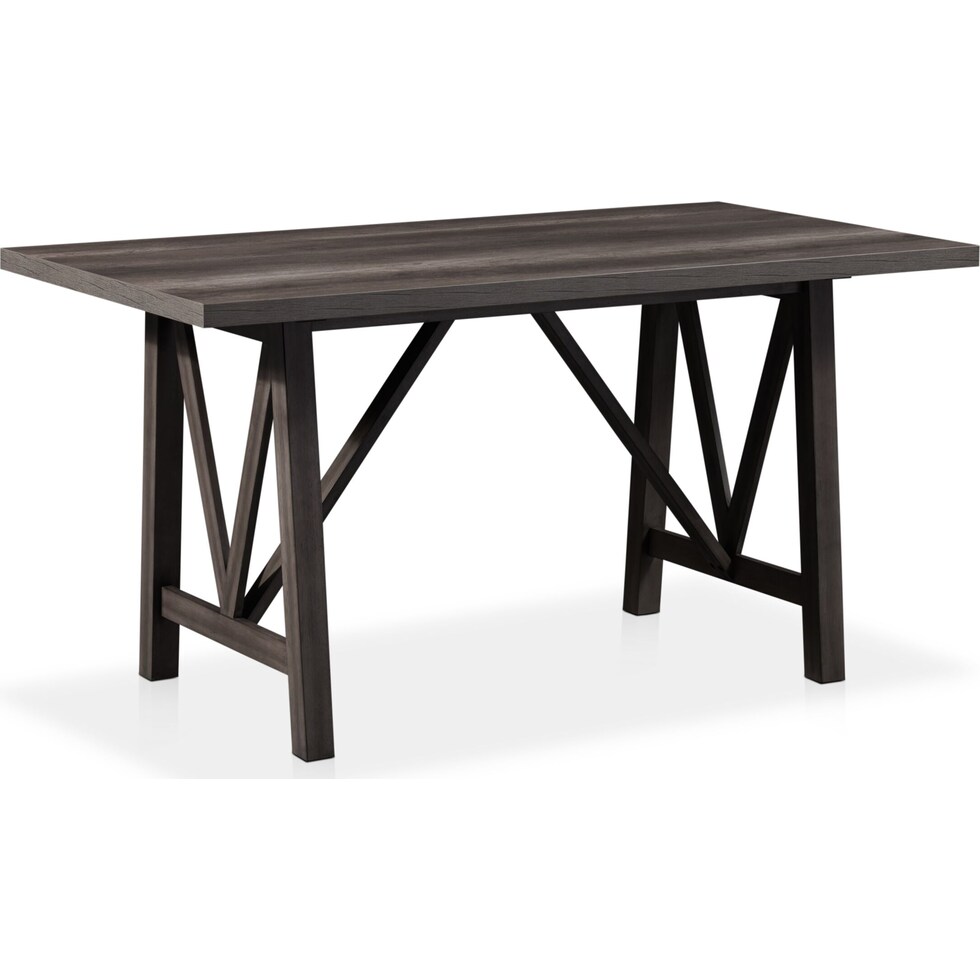 fairfield gray counter height table   