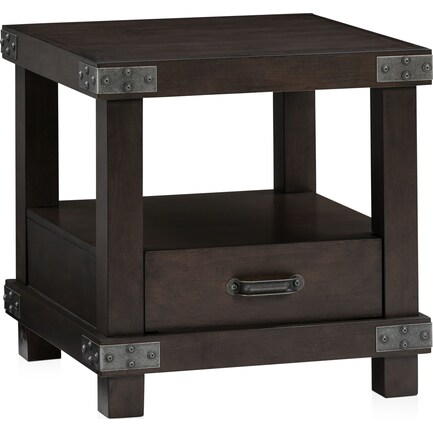 Fairmont End Table - Dark Brown