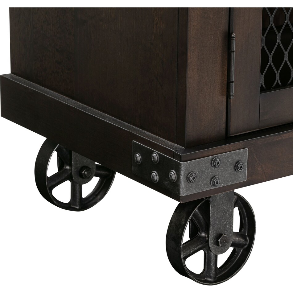 fairmont dark brown entertainment wall unit   