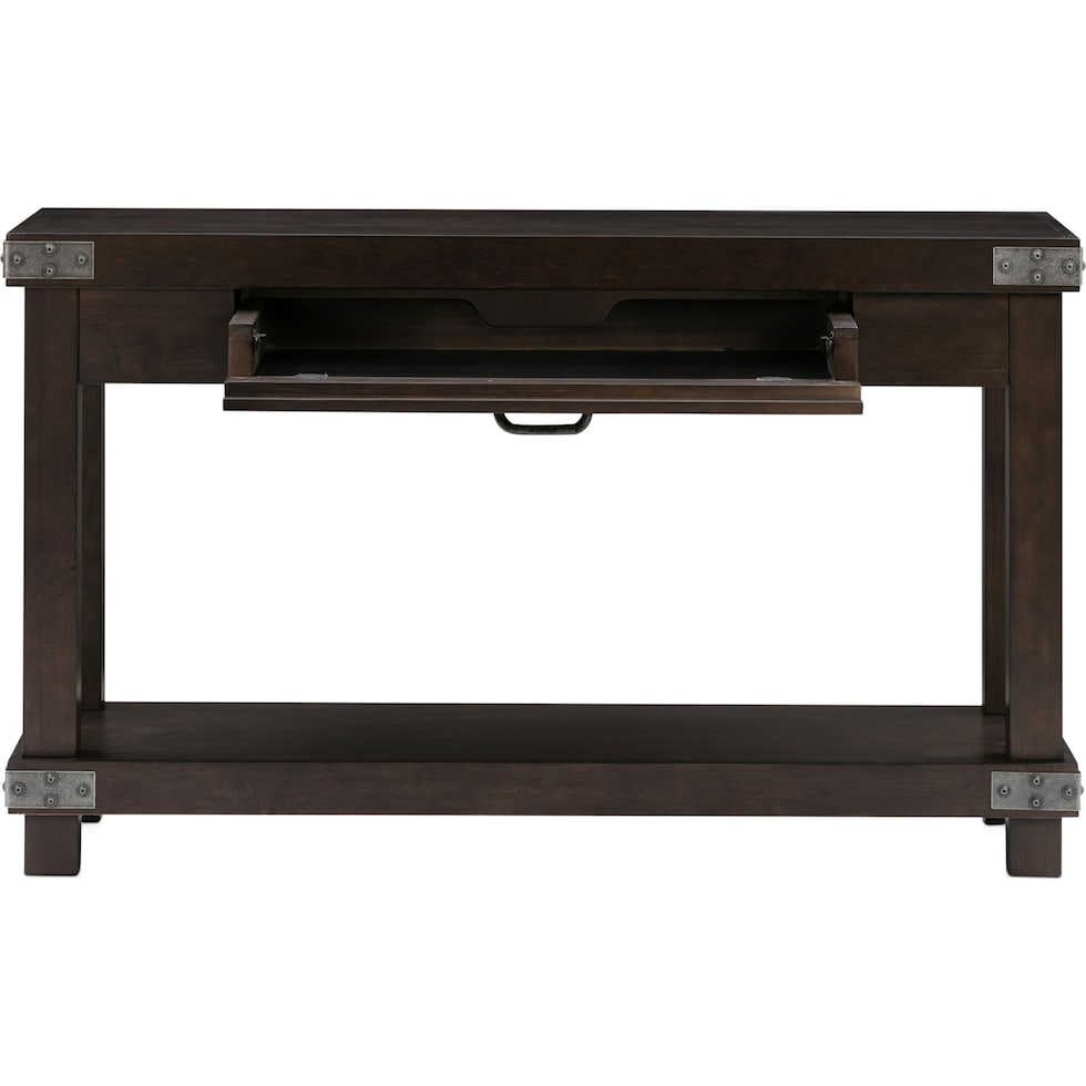 fairmont dark brown sofa table   