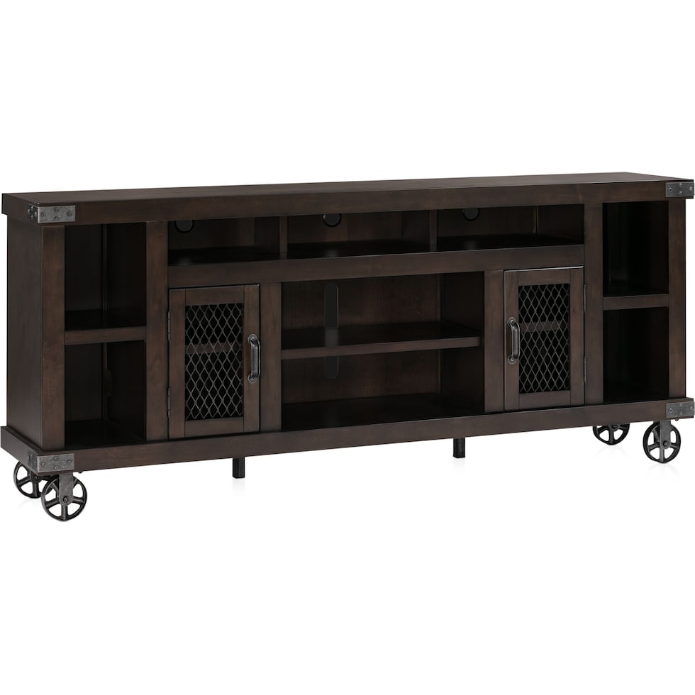 fairmont dark brown tv stand   