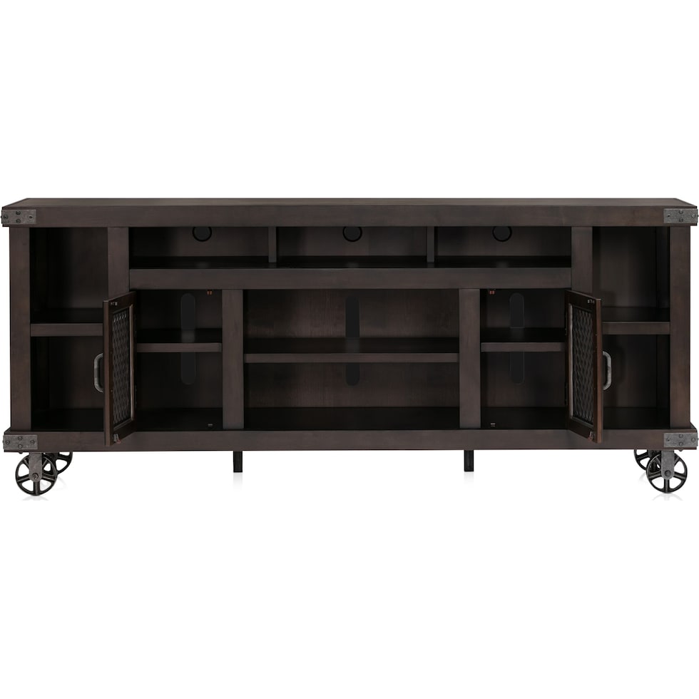 fairmont dark brown tv stand   