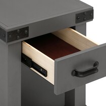 fairmont gray chairside table   