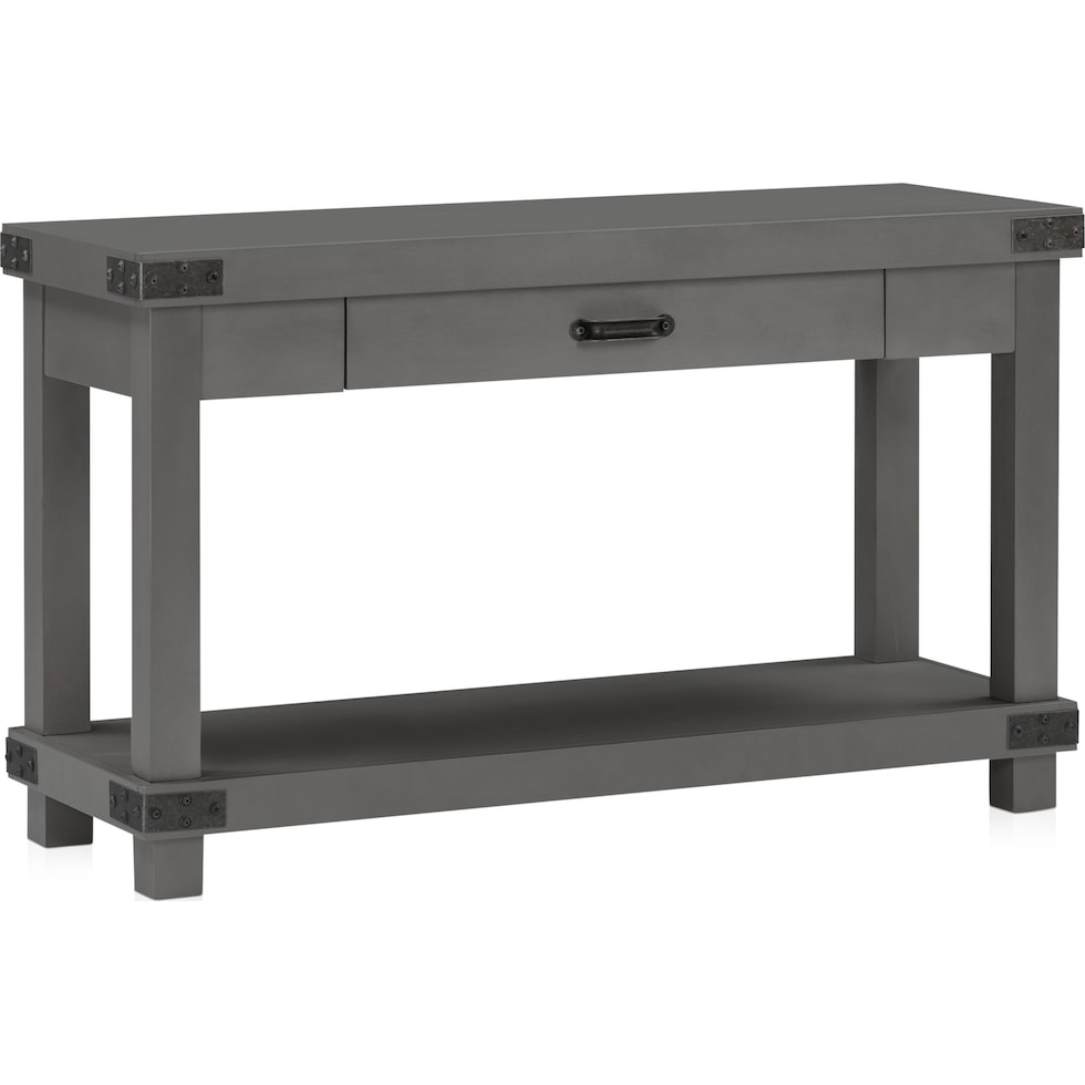 fairmont gray sofa table   