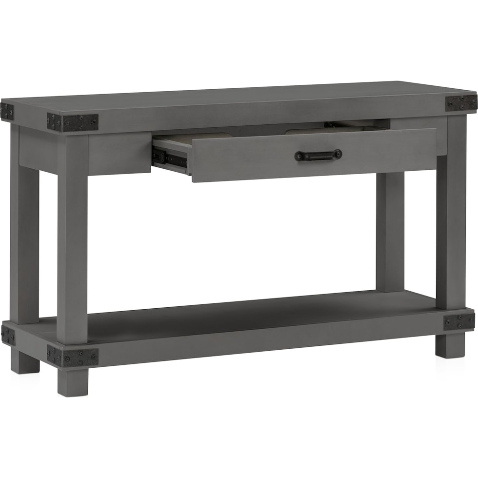 fairmont gray sofa table   