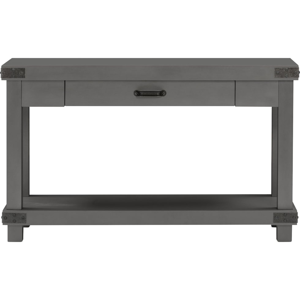 fairmont gray sofa table   