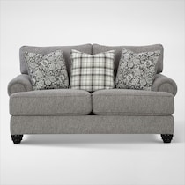 fall river gray loveseat   