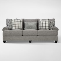 fall river gray sofa   