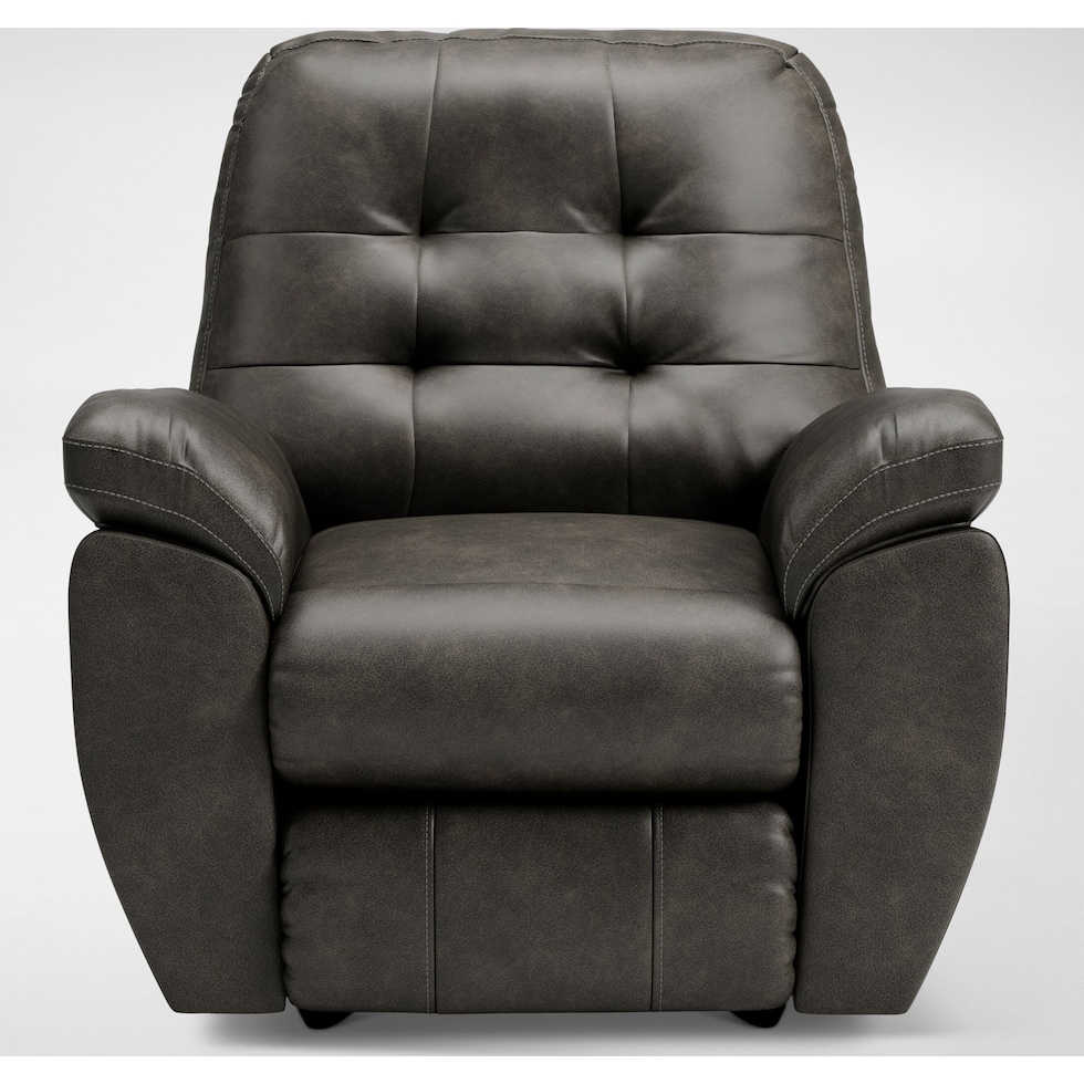 fallston gray recliner   