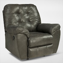 fallston gray recliner   