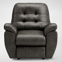 fallston gray recliner   