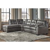 fallston gray sectional   