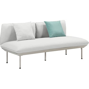 Falmouth Outdoor Loveseat - Gray