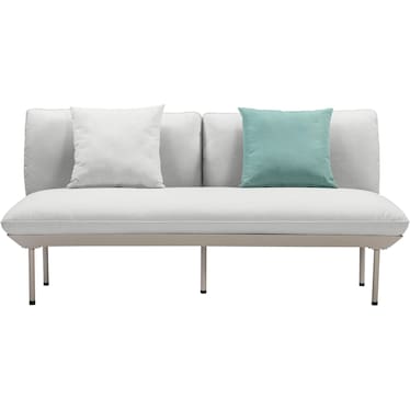 Falmouth Outdoor Loveseat - Gray