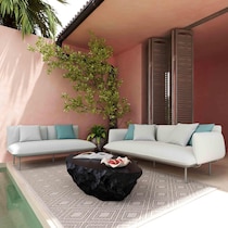 falmouth gray outdoor sofa   