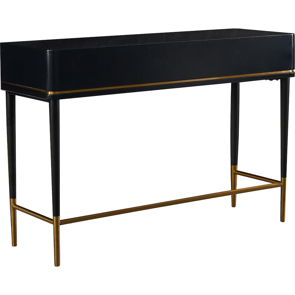 farley black desk   