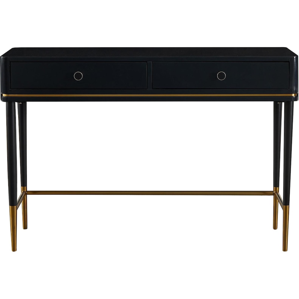 farley black desk   