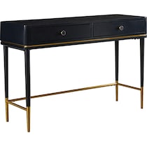 farley black desk   