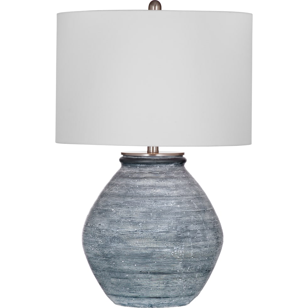 faro blue table lamp   